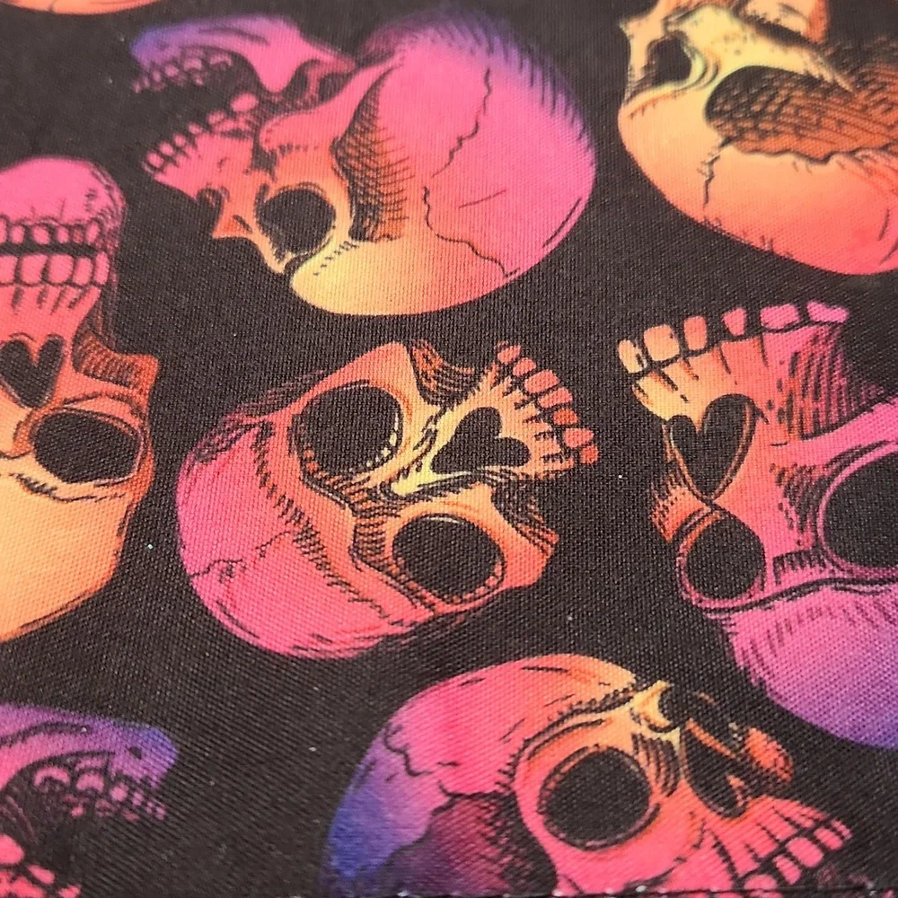 Colorful Skull Pet Bandana - Picture 2 of 5